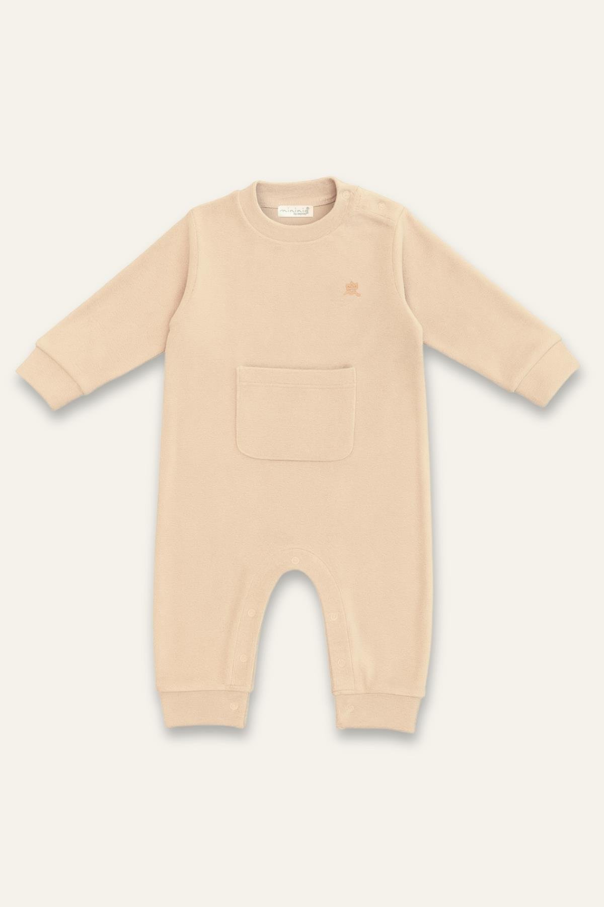 Флісовий комбінезон унісекс для малюків з кишенею-кенгуру - Зображення 8
